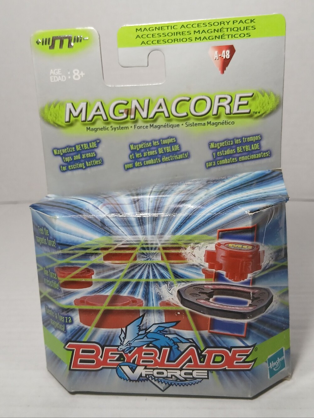 2003 BEYBLADE V FORCE MAGNACORE A-48 MAGNETIC ACCESSORY PACK HASBRO NEW !